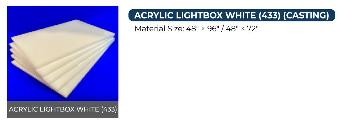 Acrylic Sheets - Machine