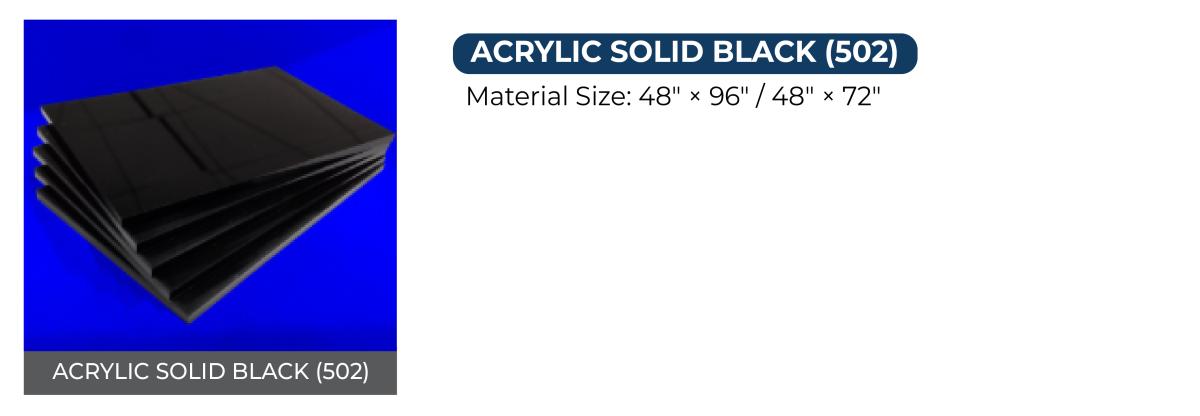 Acrylic Sheets - Machine