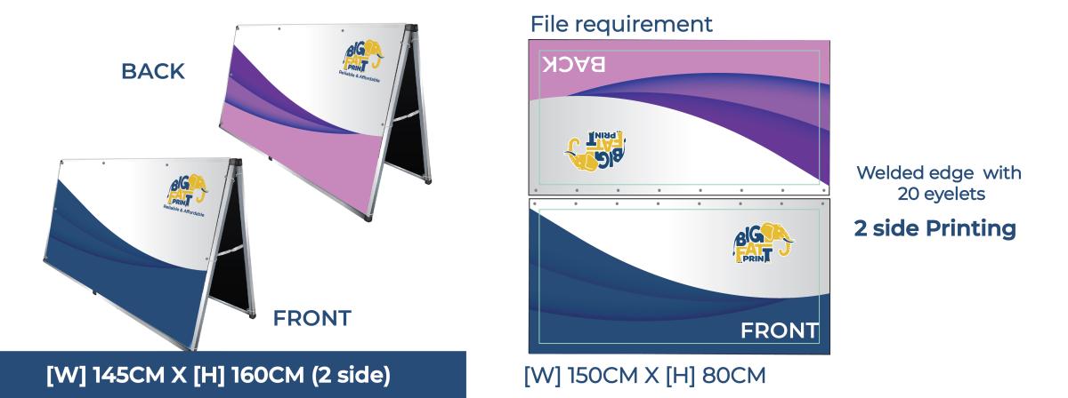 Aluminium A-Board - Machine