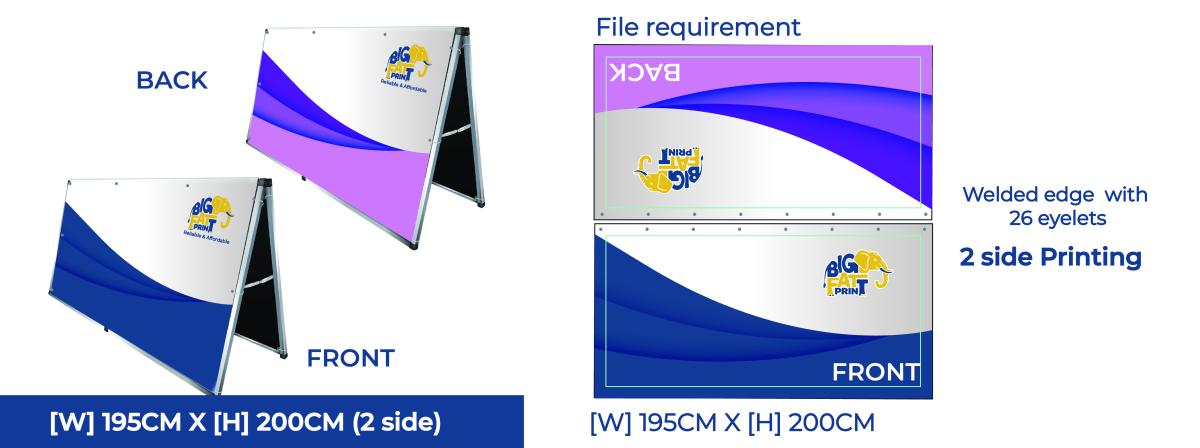 Aluminium A-Board - Machine