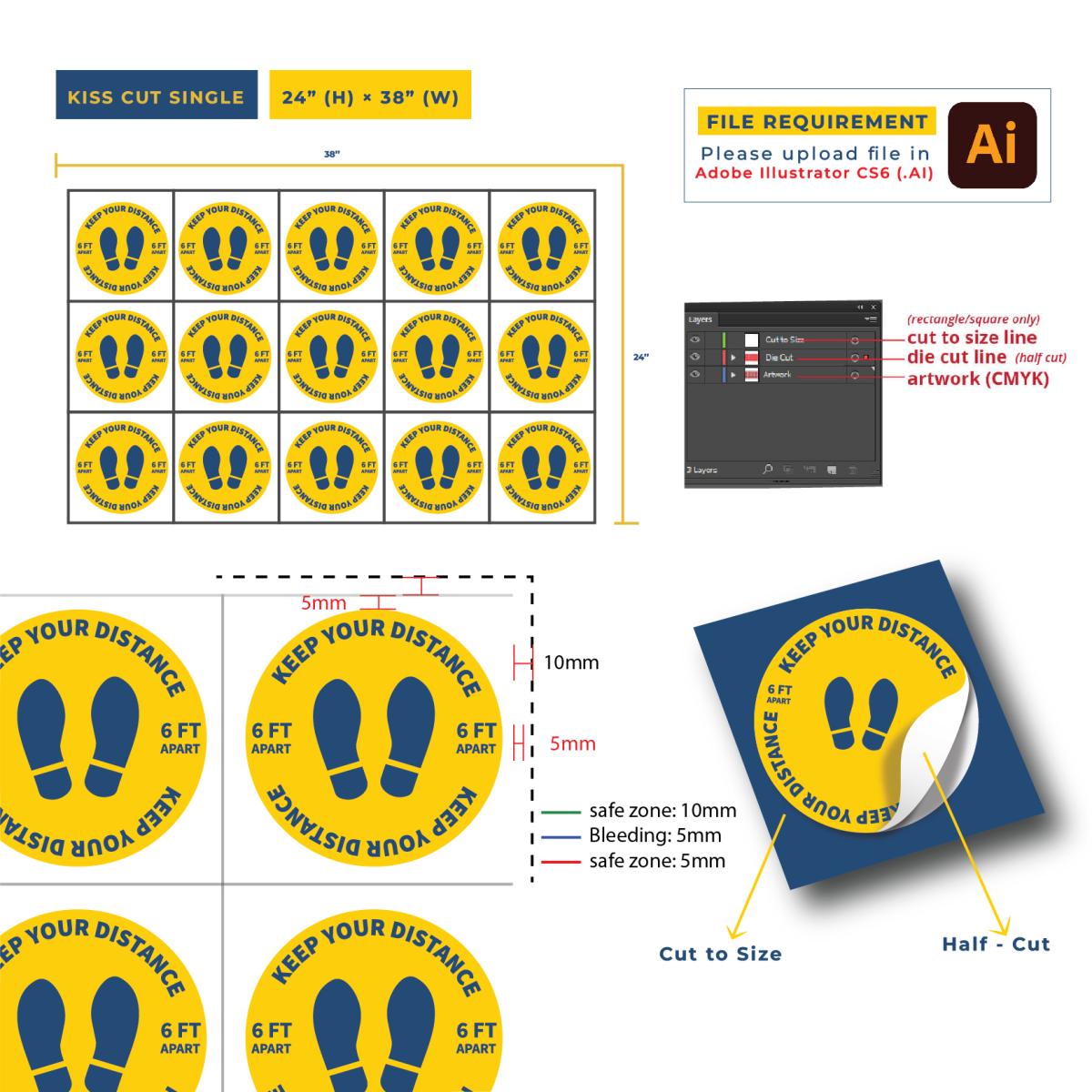 Floor Sticker