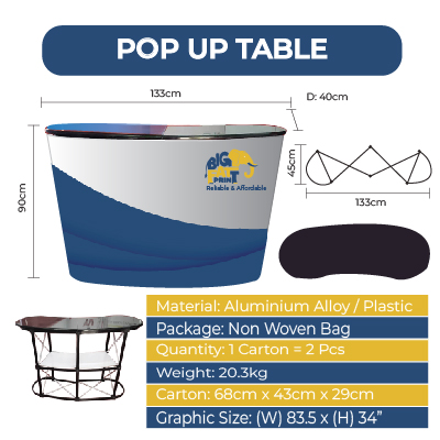Pop-Up Table