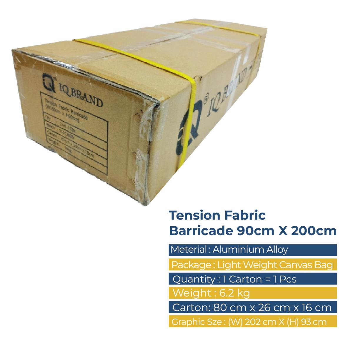 Tension Fabric Barricade